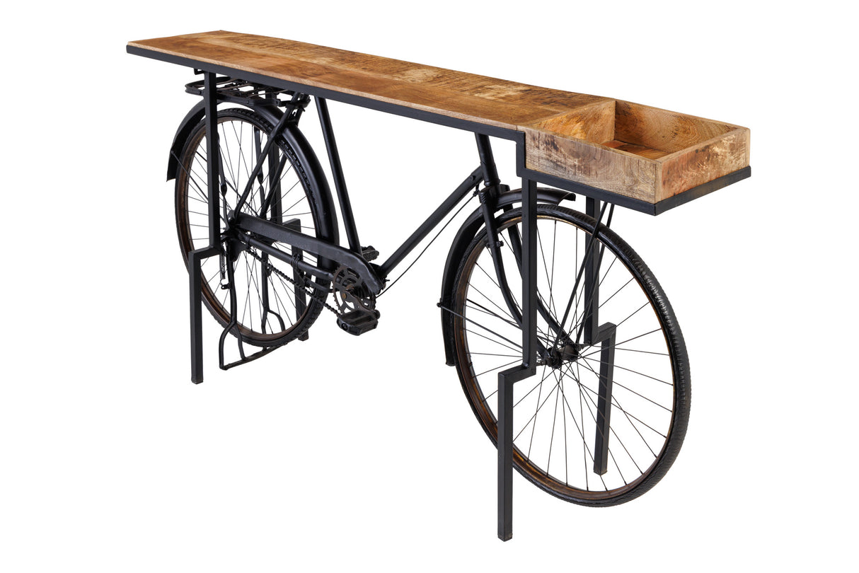Console BICYCLE 195cm mango wood plate