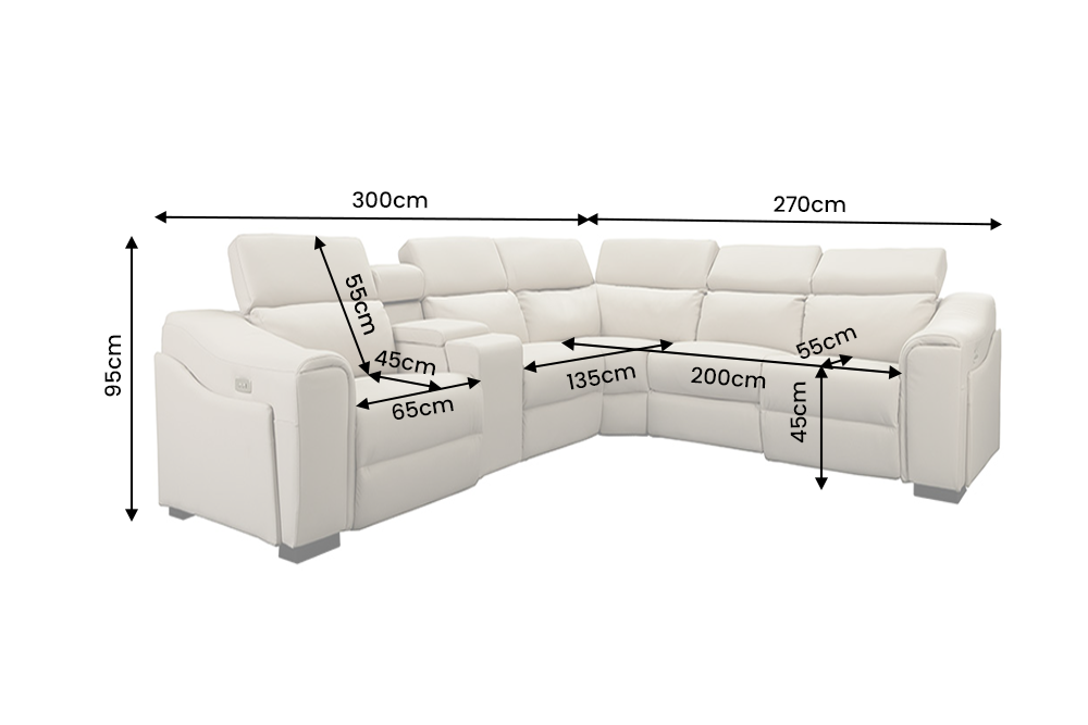 Ecksofa PRIME multifunktional beige