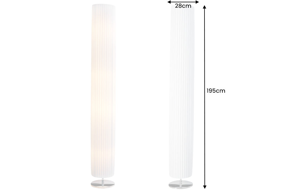 Floor lamp SALONE 195cm white latex