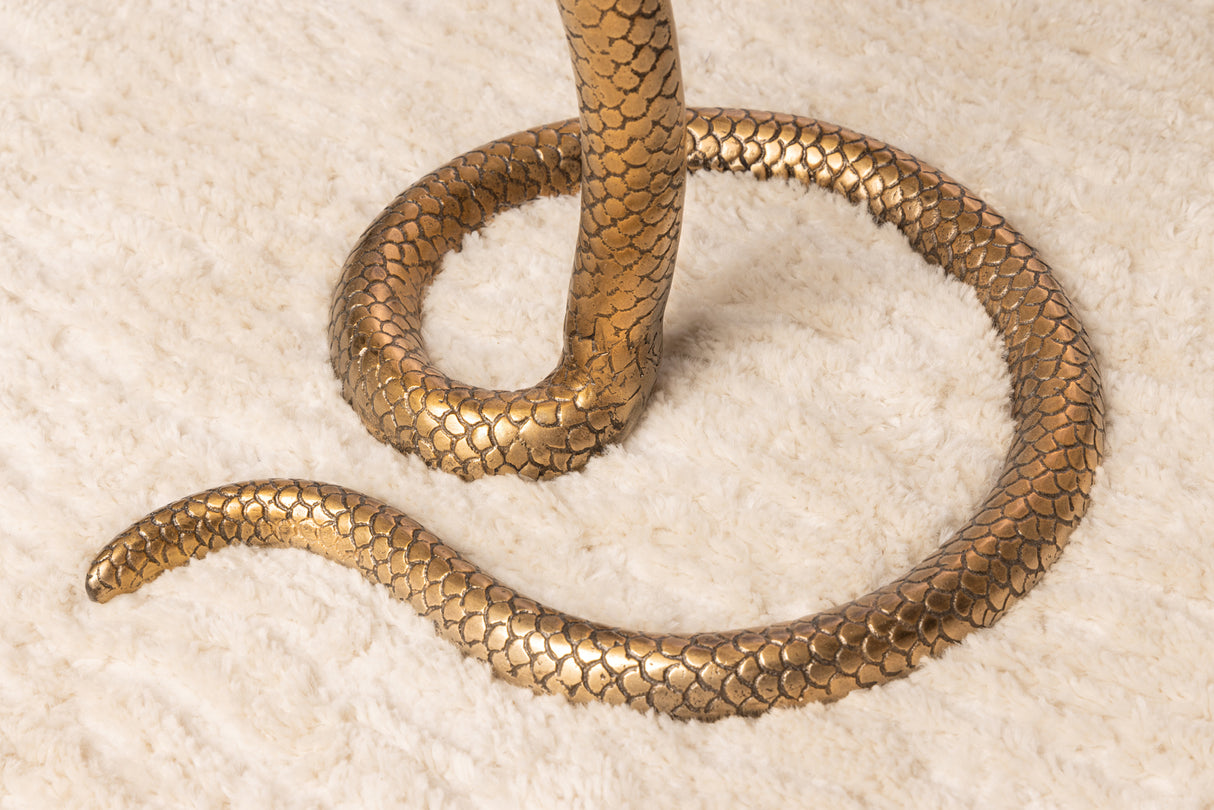 Side table WILDLIFE SNAKE 60cm antique copper