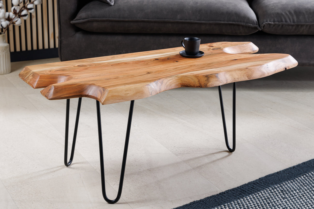 Coffee table WILD 100cm 35mm acacia wood
