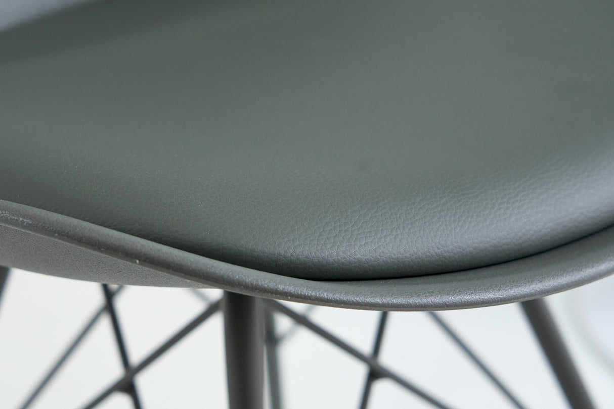 Chair SCANDINAVIA MASTERPIECE artificial leather grey