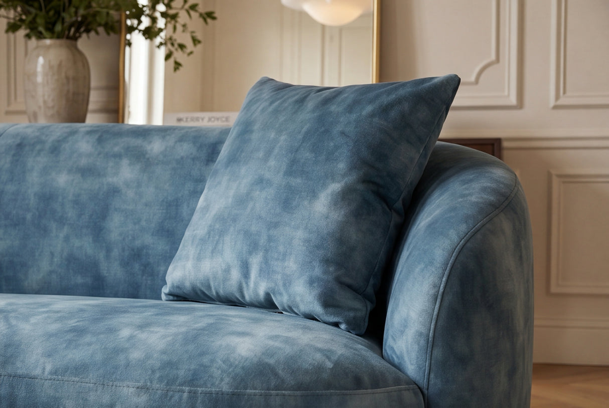 Sofa ELEMENTAL 180cm 2-seater velvet petrol