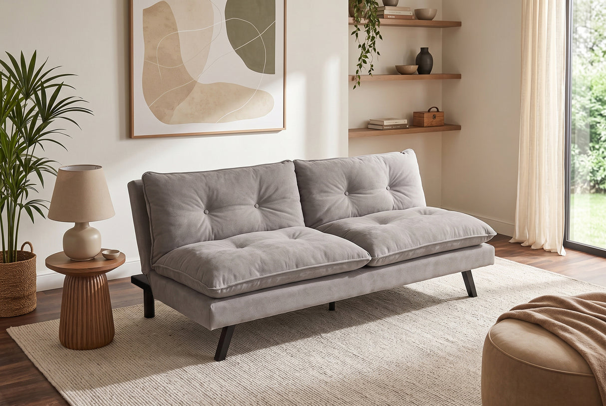 Schlafsofa COCOONING 190 cm 3-Sitzer Chenille beige