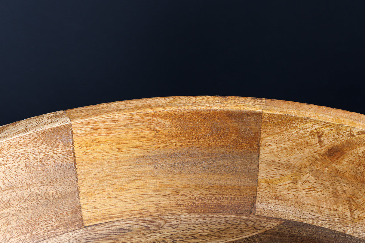 Schüssel PURE NATURE mit Deckel 40cm Mangoholz