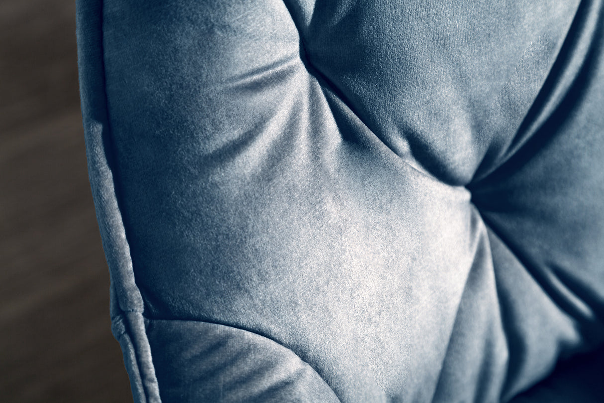 Chair MILANO with armrests velvet teal