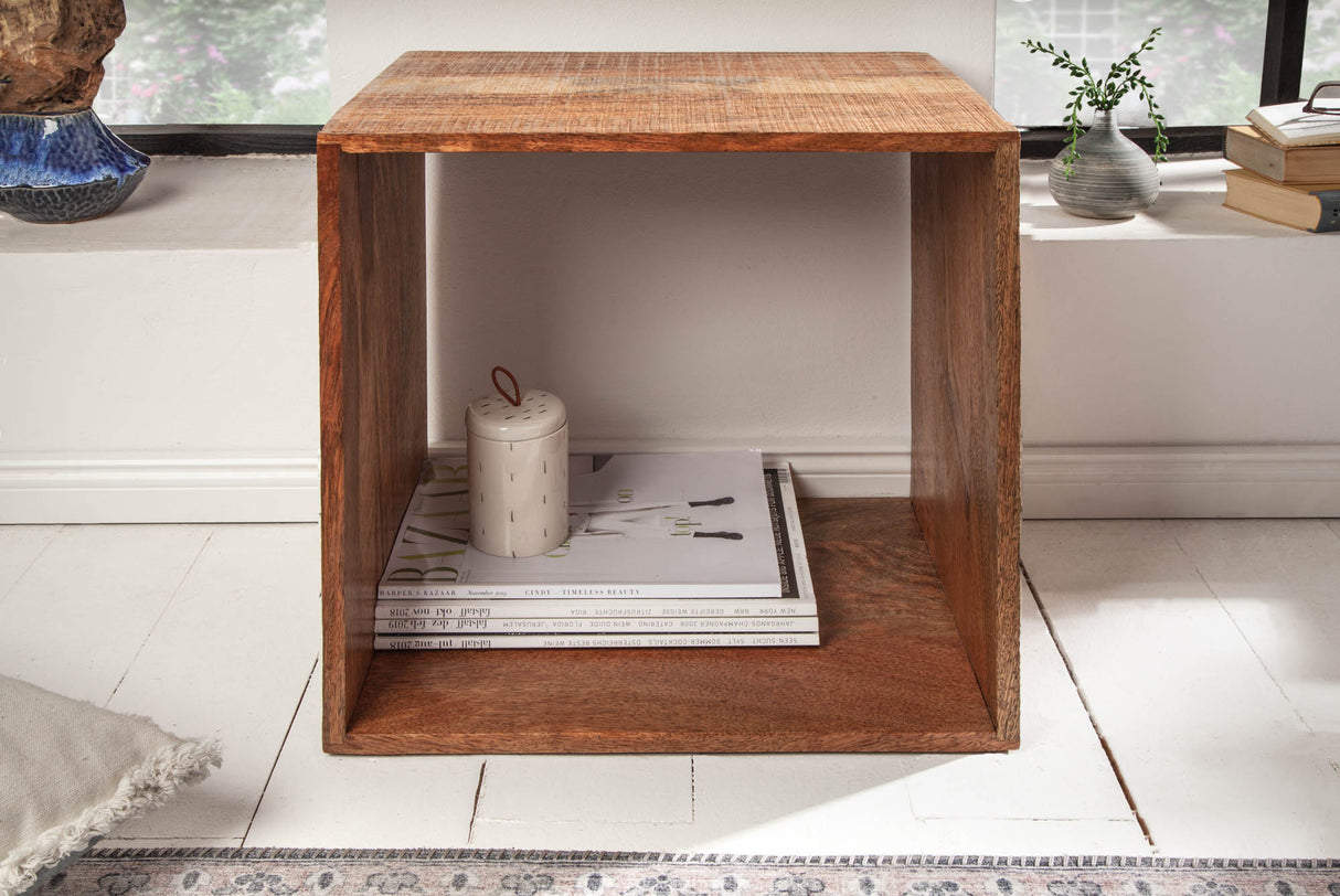 Side table MAKASSAR 43cm mango wood natural