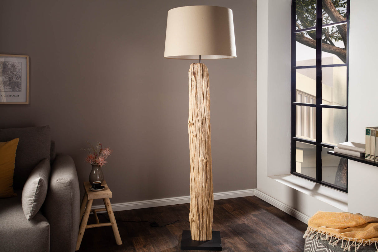 Floor lamp ROUSILIQUE 180cm driftwood beige