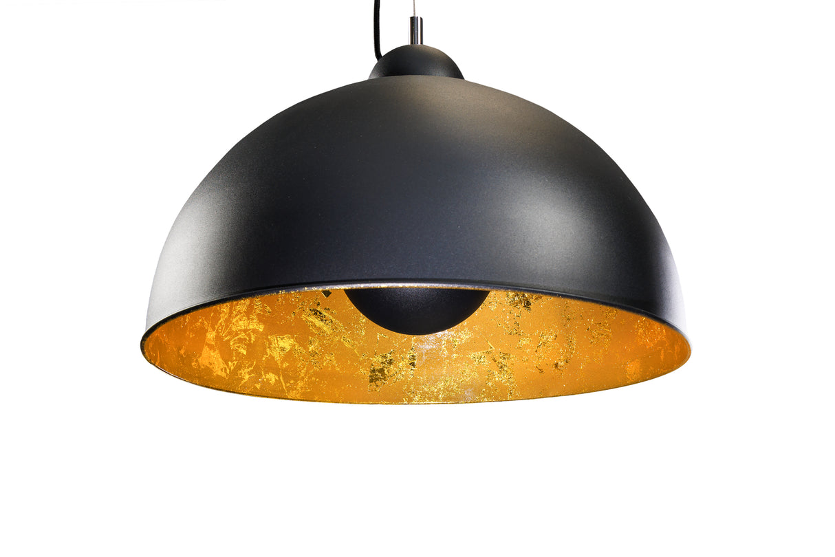 Pendelleuchte STUDIO 55cm schwarz gold