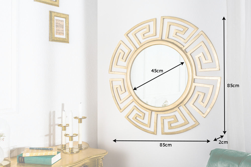 Wall mirror EUPHORIA 85cm gold