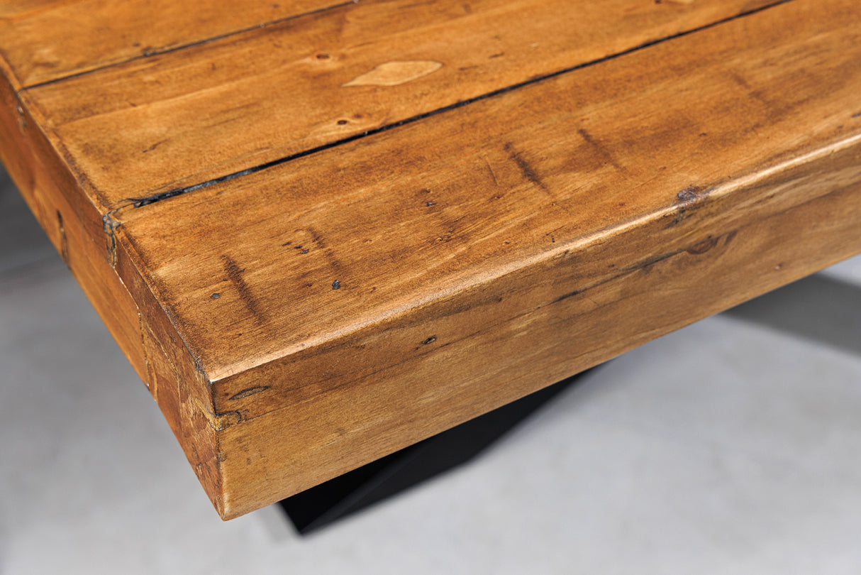 Dining table GALAXIE 240cm pinewood vintage brown