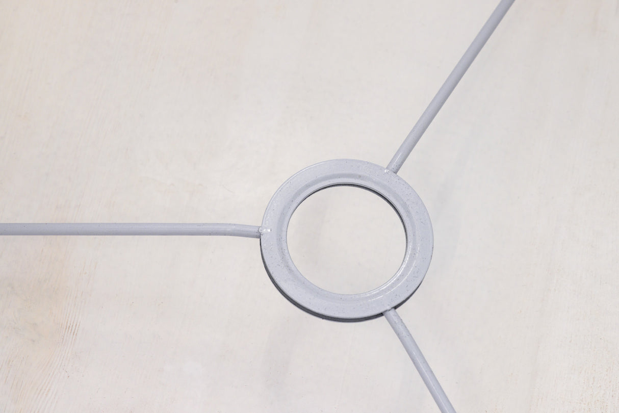 Lampenschirm 50x30x50cm Leinen grau für Stehlampe