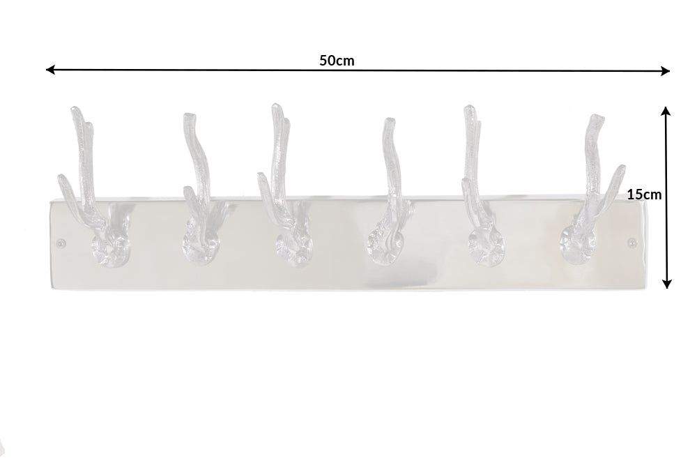 Wall coatrack DEER 50cm aluminium gold