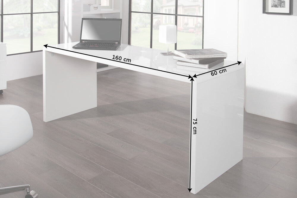 Office desk FAST TRADE 160cm white