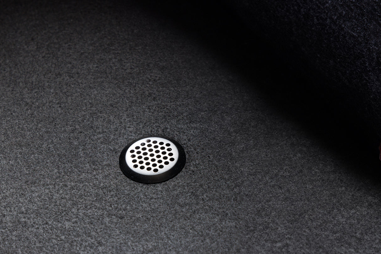 Bench chest VOQUE 115cm bouclé creamy white upholstered w/ storage space bench seat