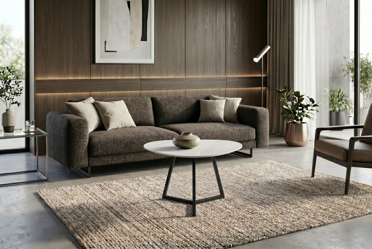 Coffee table MARVELOUS 70cm ceramic white