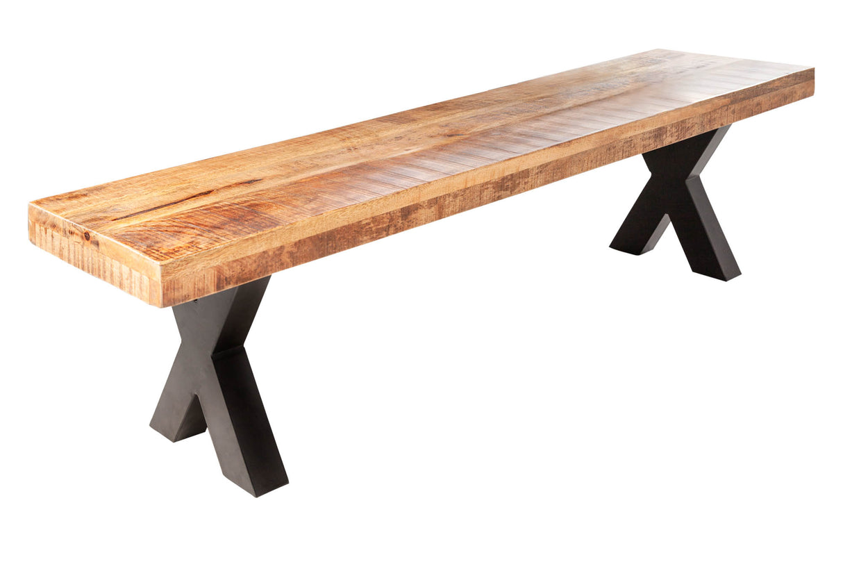 Bench IRON CRAFT 160cm mango wood natural