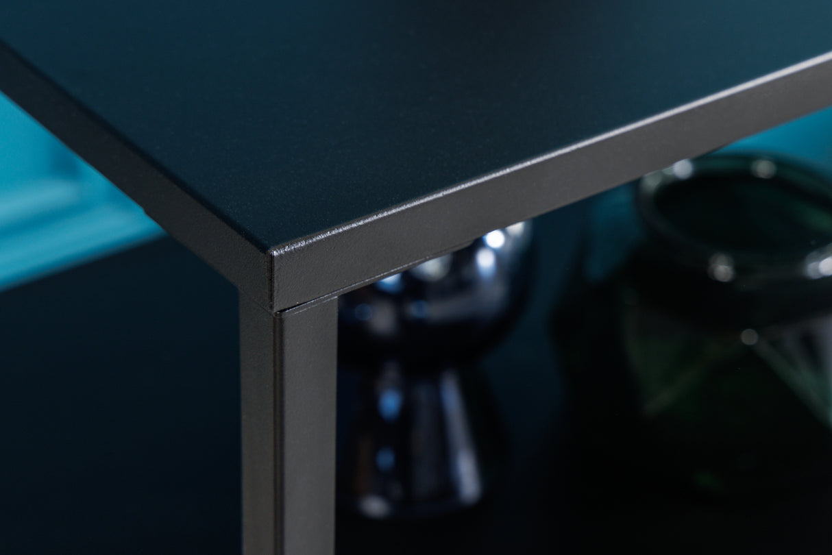 Shelf DURA STEEL 80cm powder-coated metal black