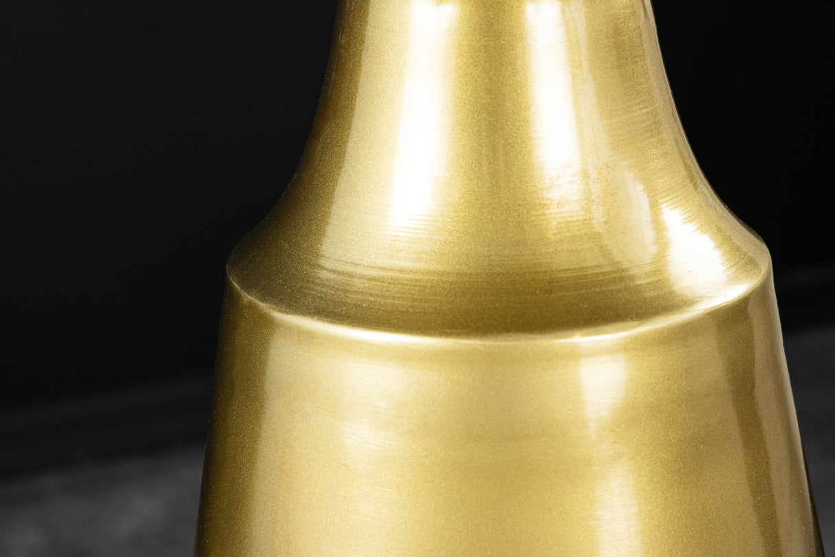 Beistelltisch ABSTRACT 40cm gold mit Patina