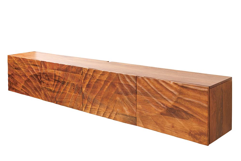 TV-Board SCORPION 200cm hanging lowboard mango wood brown