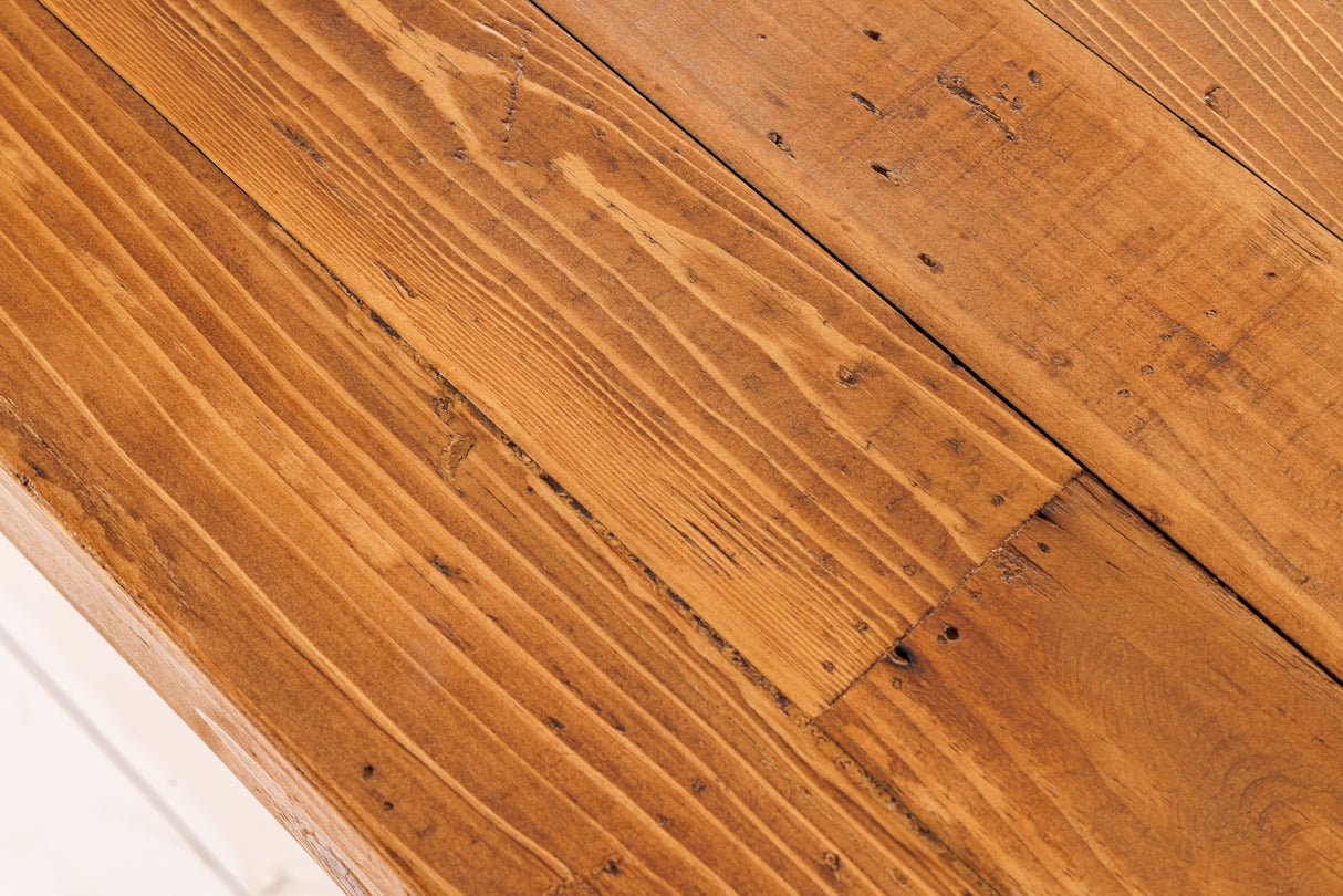 Dining table FINCA 300cm pinewood 80mm vintage brown