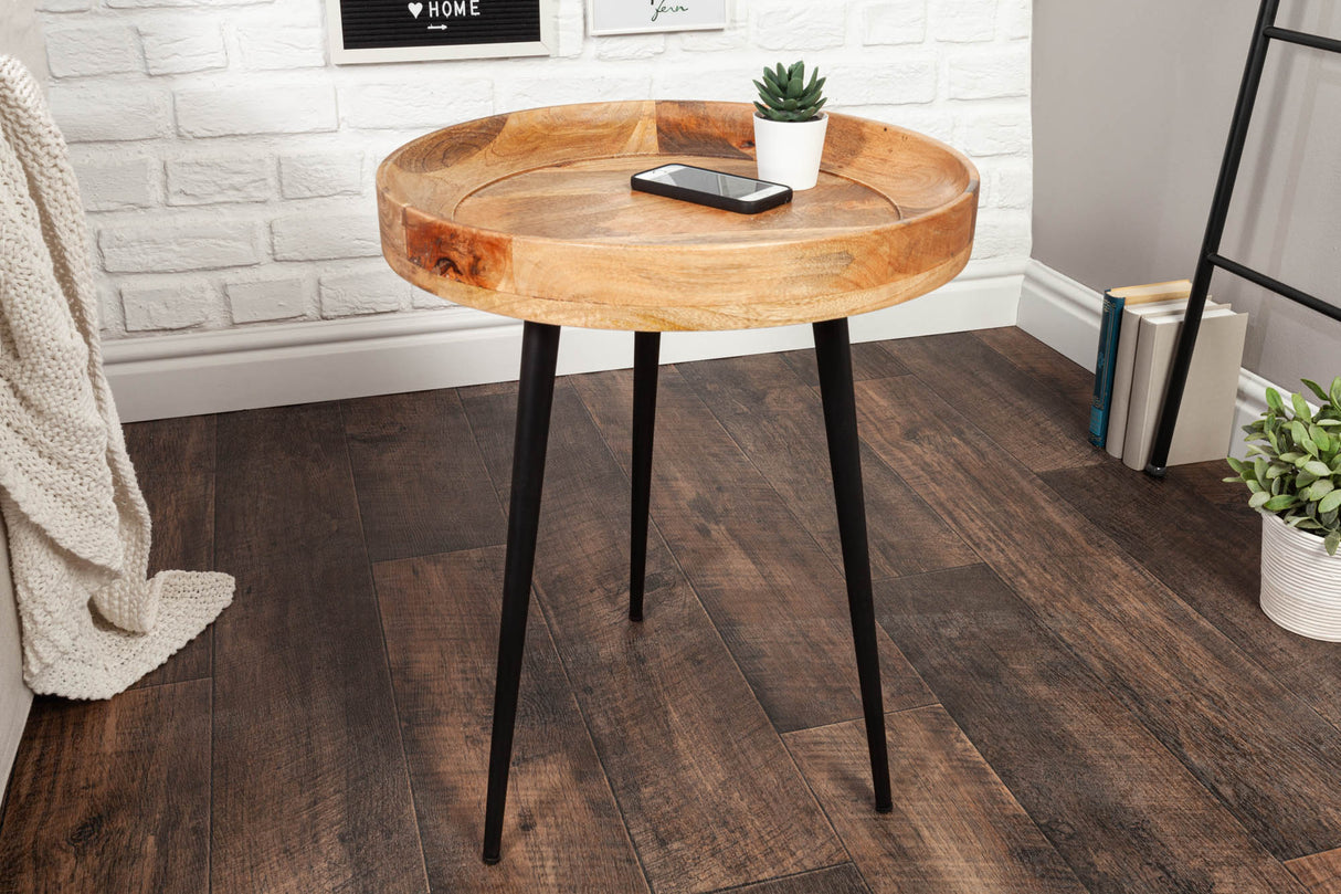 Side table PURE NATURE 45cm mango wood natural
