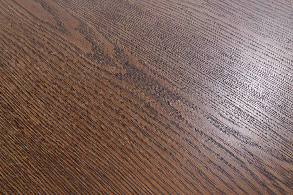Dining table VALHALLA WOOD Ø 120cm round oak dark