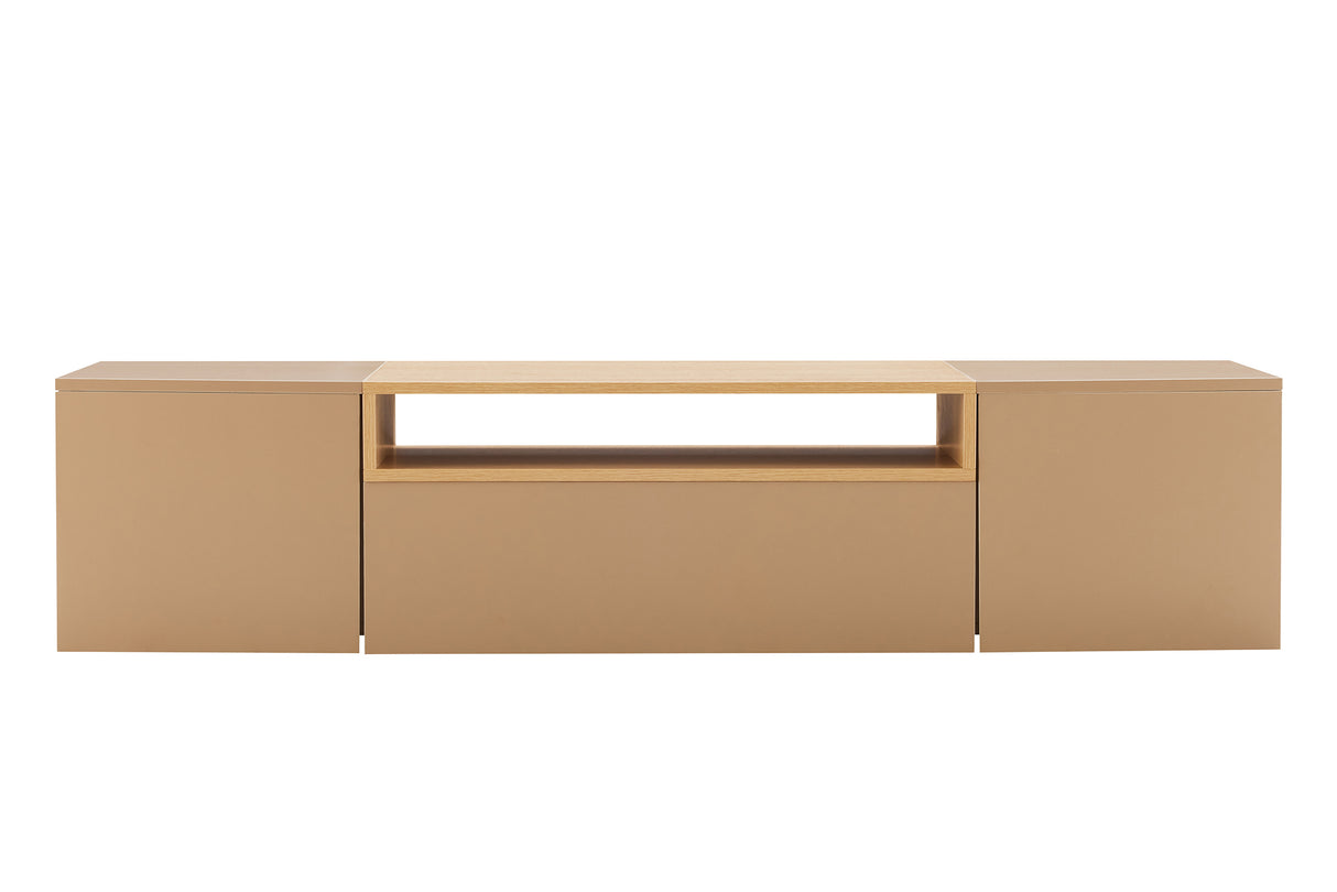 TV-Board LOFT 160cm hanging natural greige