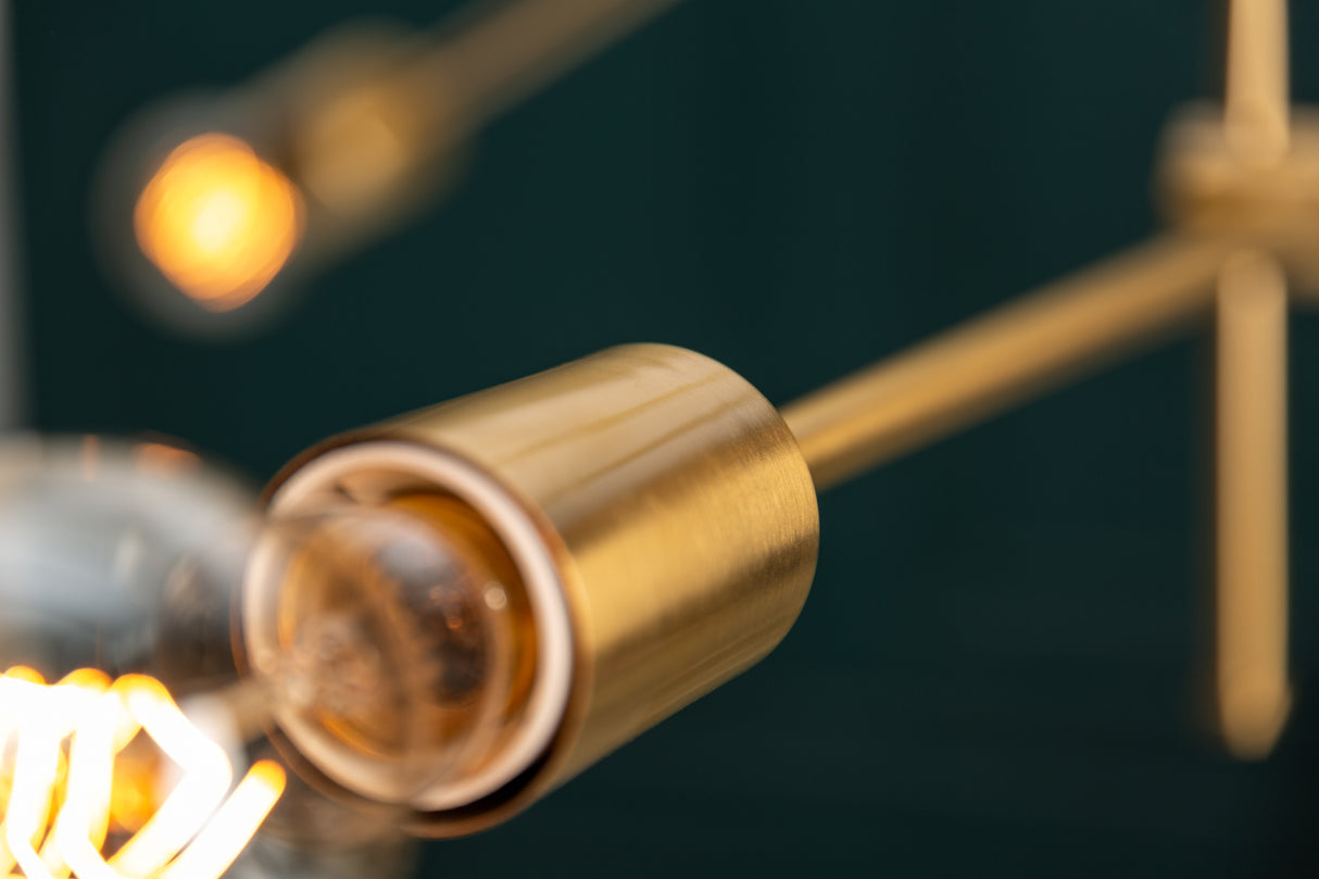 Pendant lamp VARIATION adjustable metal gold