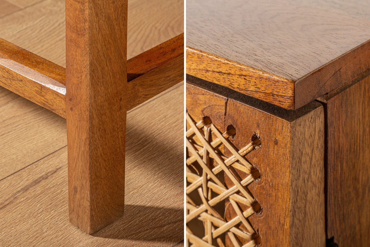 Highboard BAMBOO LOUNGE 140cm mango and bamboo