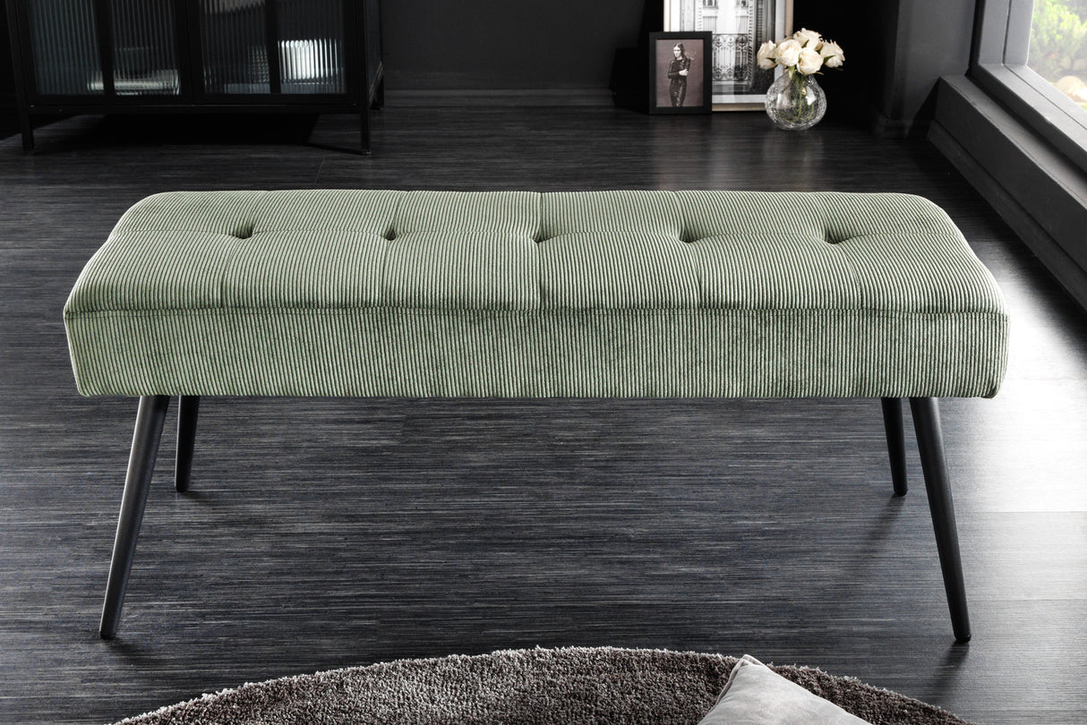 Bank BOUTIQUE 100cm Kordel grün