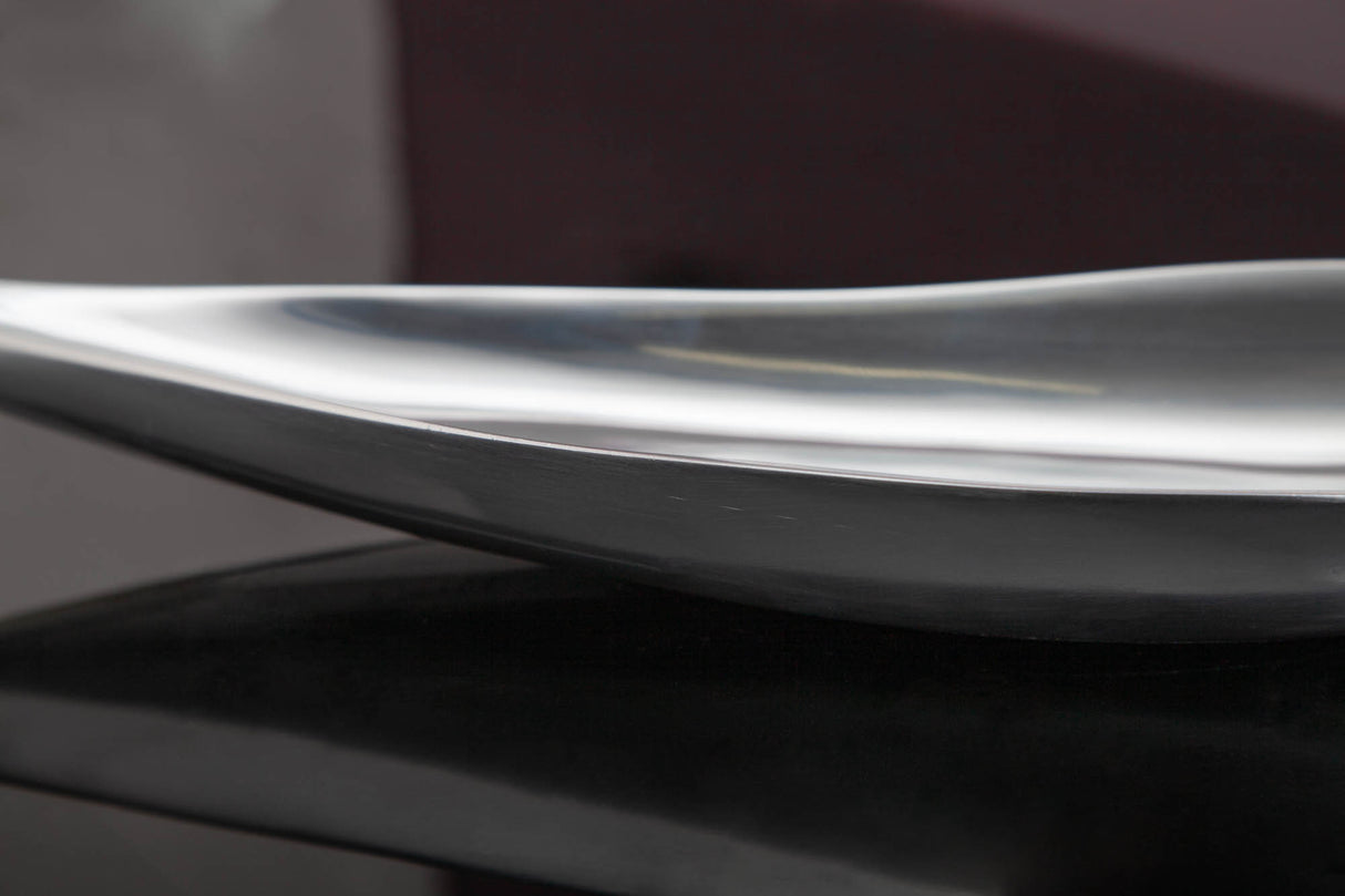 Schale SILVER LEAF 60x15cm silber