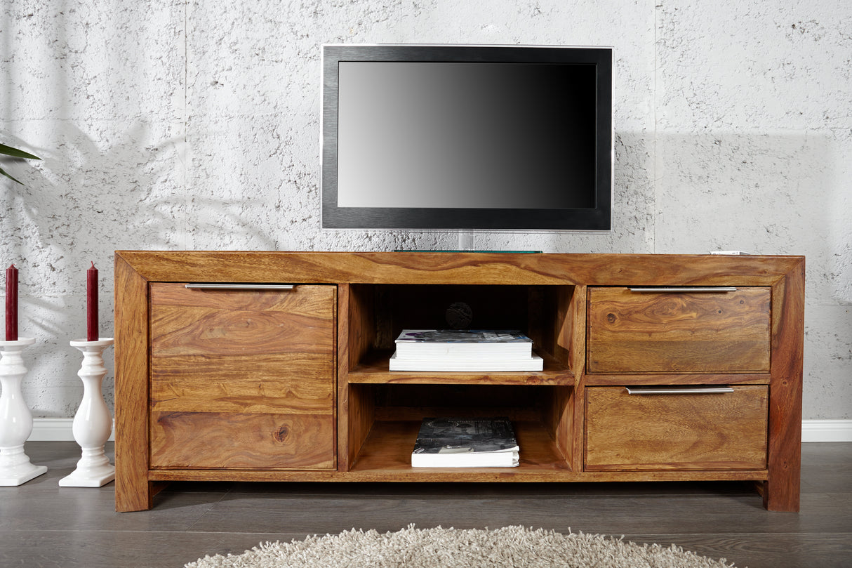 TV-Board LAGOS 135cm Sheesham-Holz