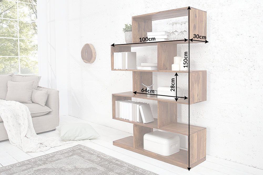 Shelf MAKASSAR XL 150cm sheesham wood