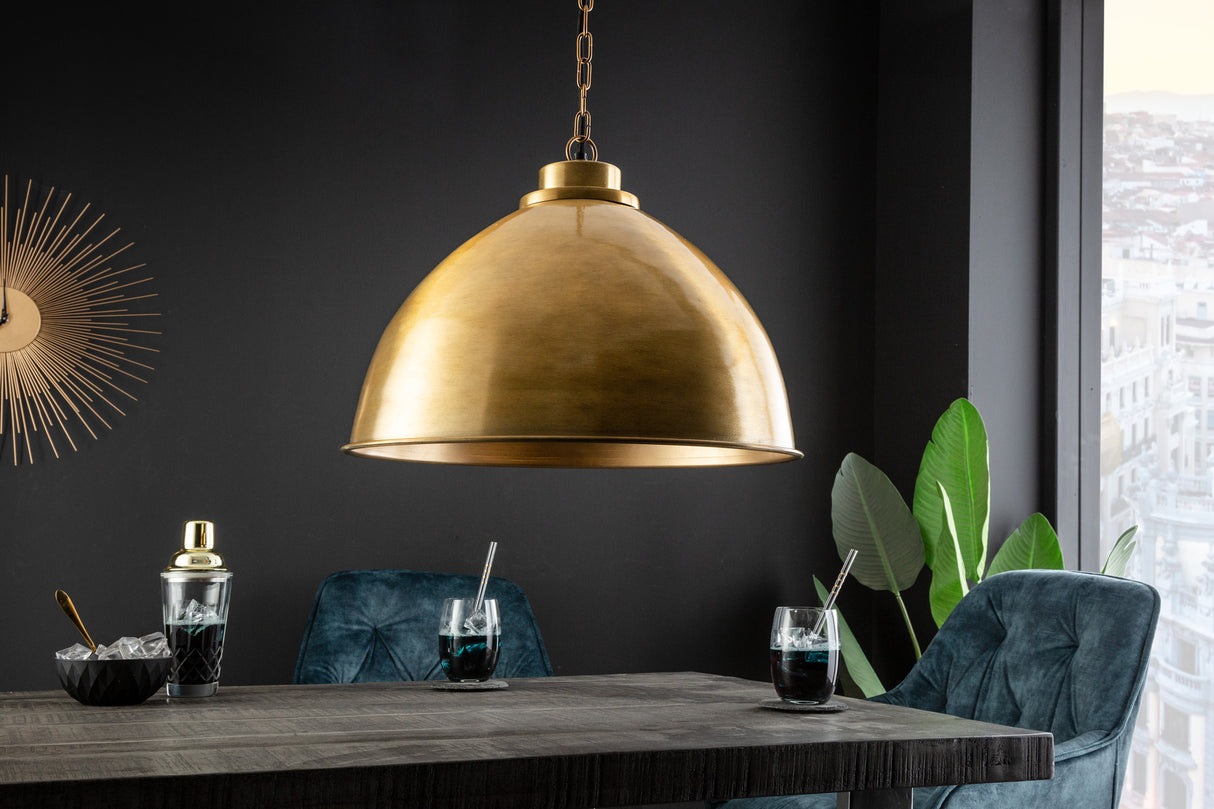 Pendelleuchte INDUSTRIAL 43cm gold
