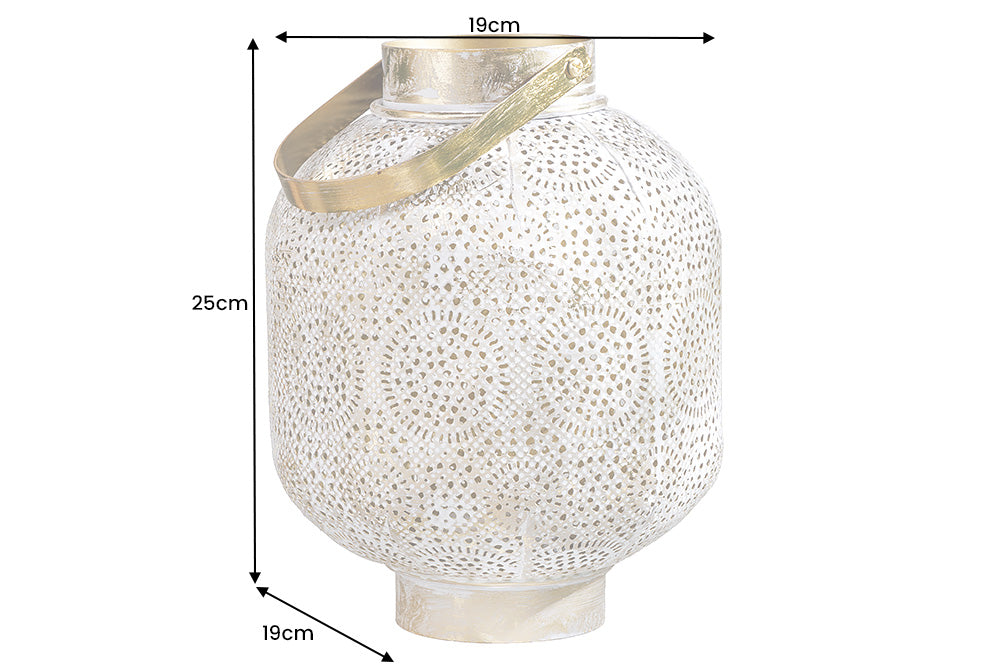 Lantern ORIENT 25cm antique gold