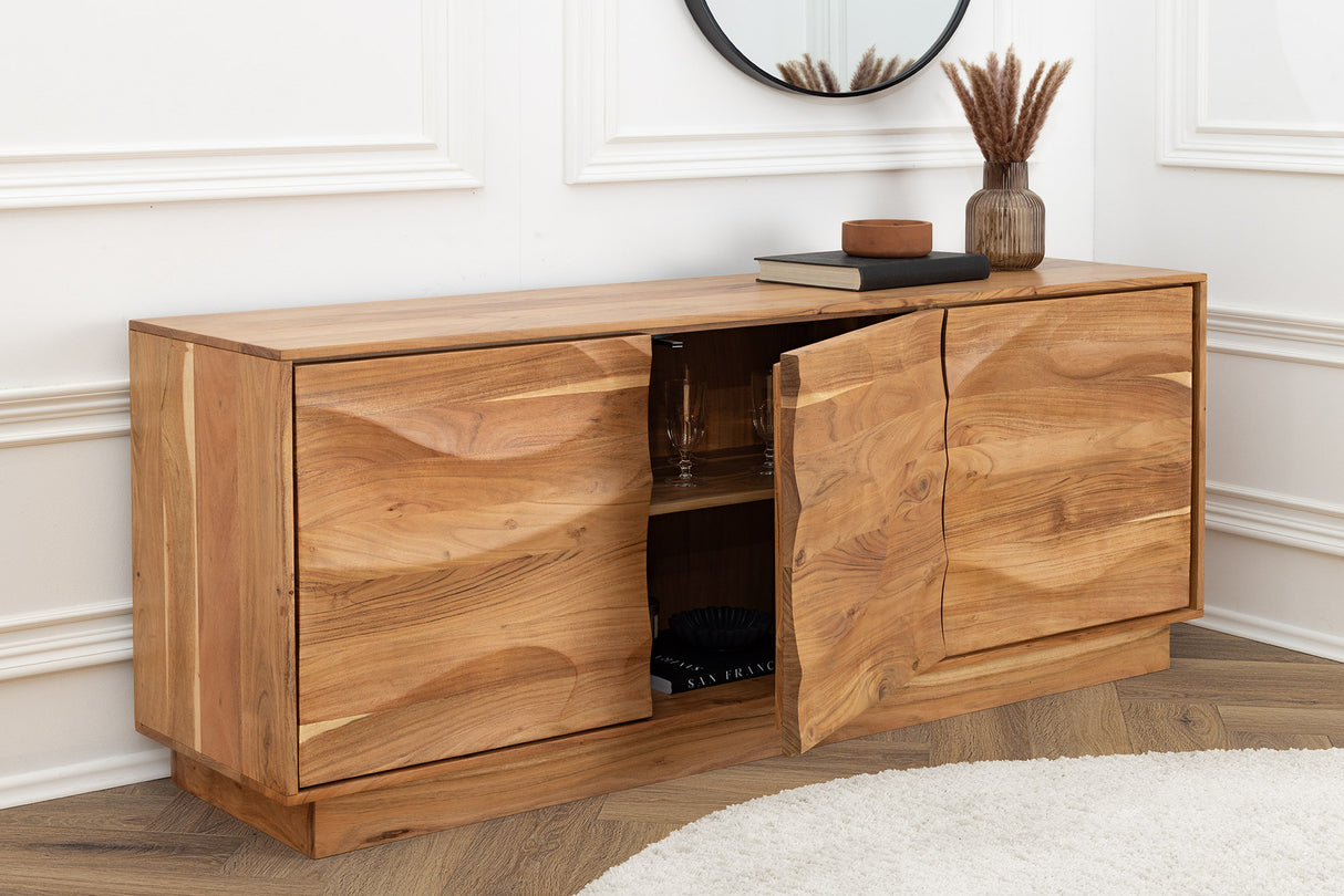 Sideboard DESERT 160cm 3D Akazienholz natur