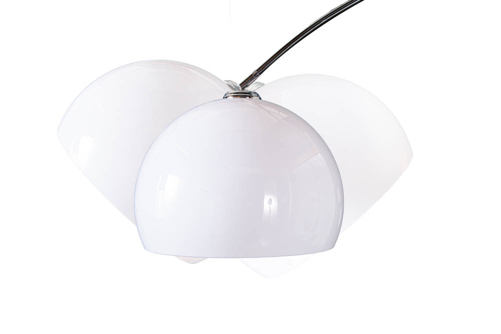 Floor lamp BIG BOW 175-205cm white w/ marble base