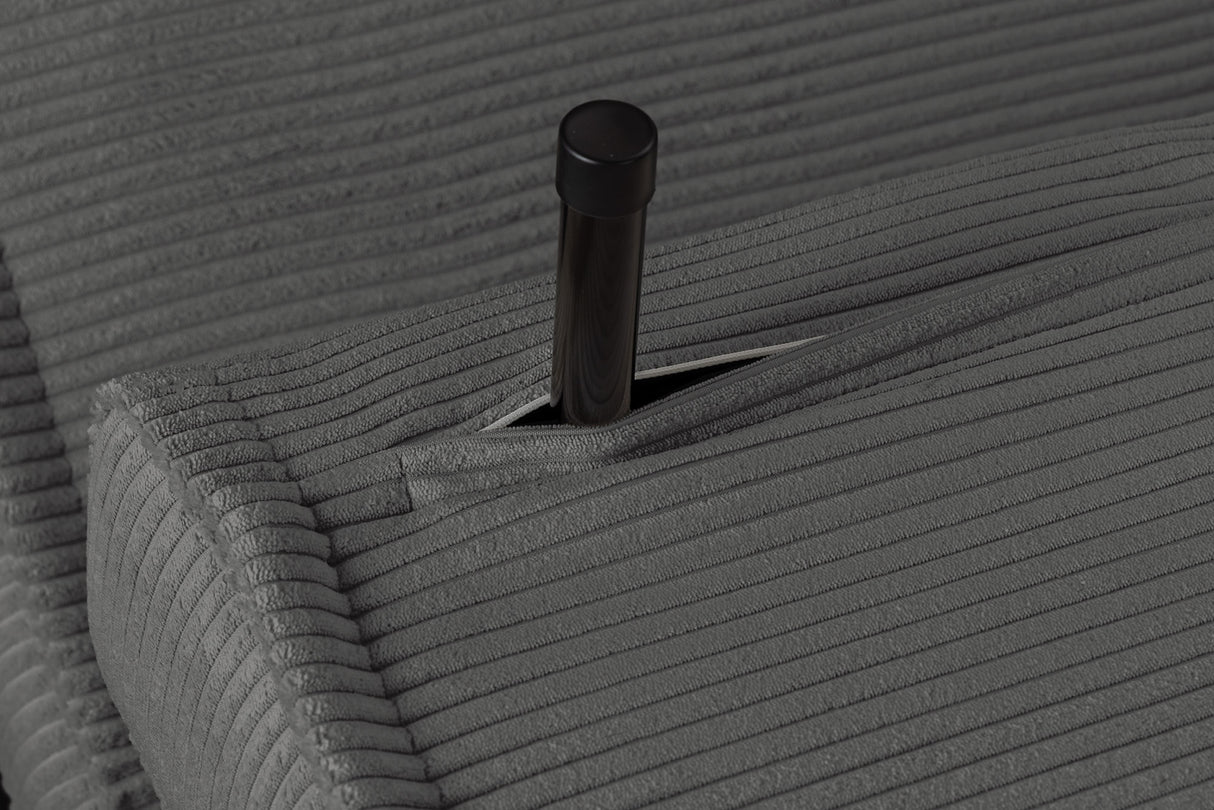 Schlafsessel SMART MULTIFUNCTION 100cm Cord grau