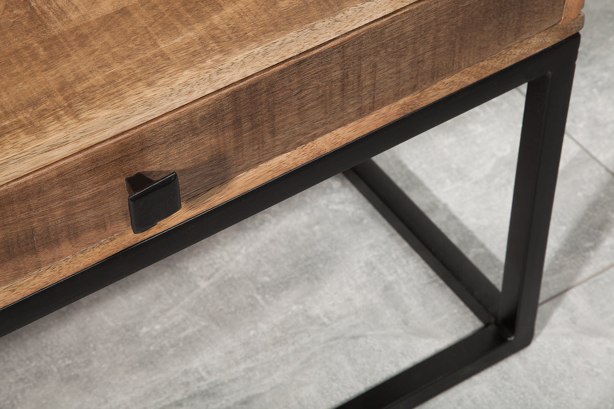 Coffee table IRON CRAFT 100cm mango natural