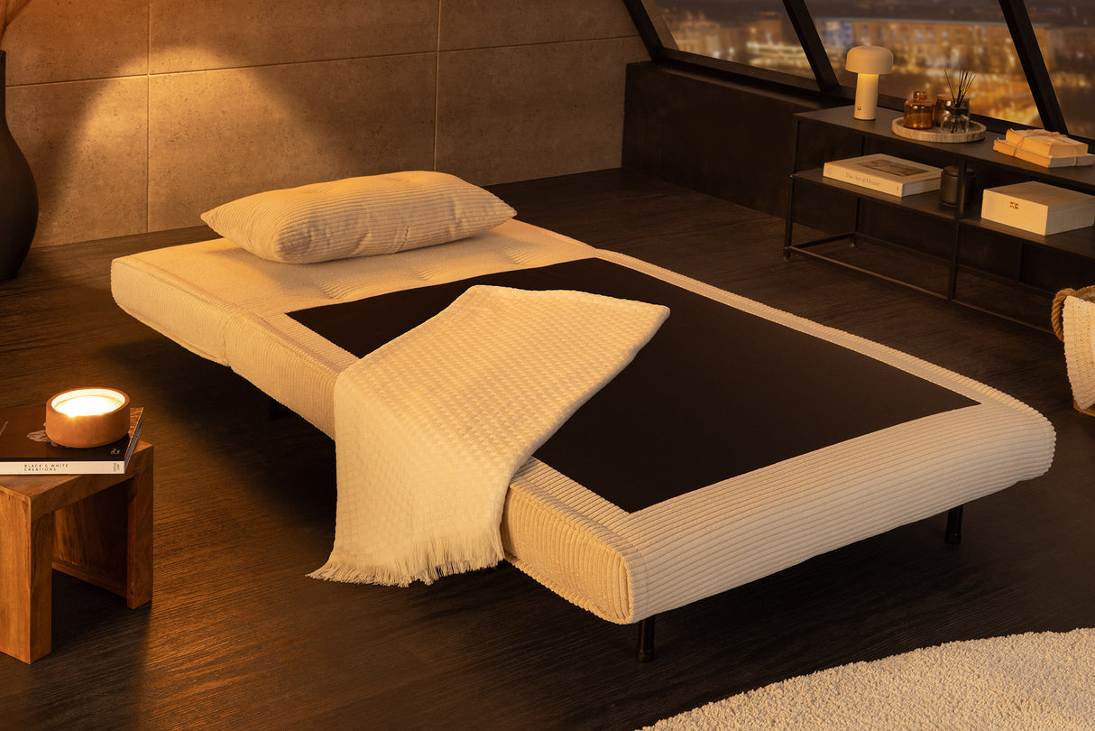 Schlafsessel SMART MULTIFUNCTION 100cm Cord beige