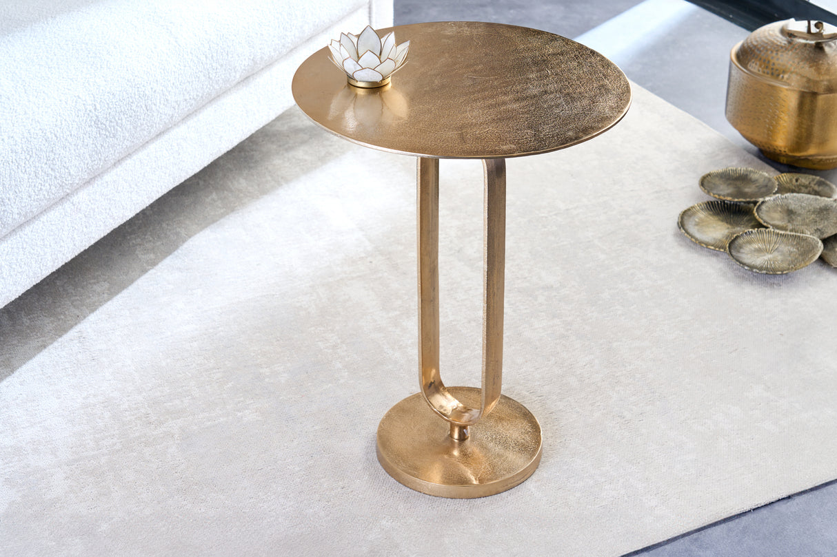 Beistelltisch ELEGANCE 60cm handgefertigt gold