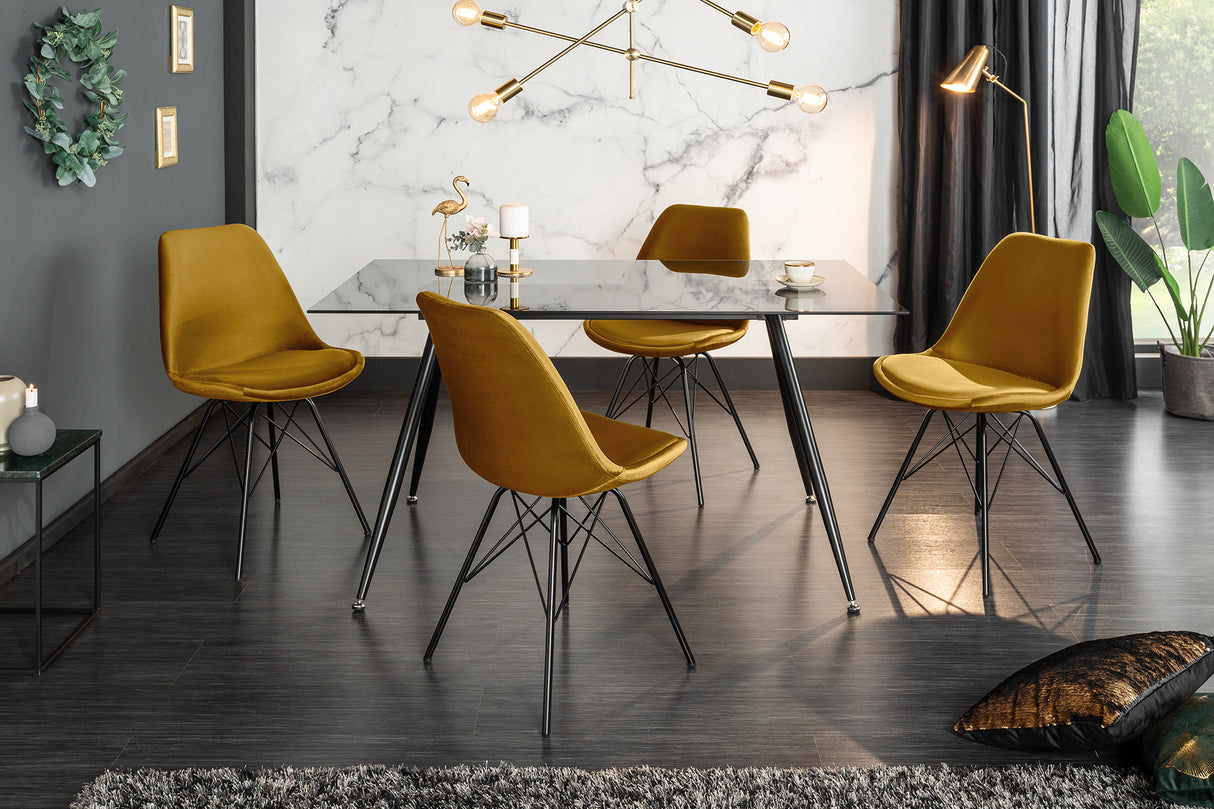 Chair SCANDINAVIA MEISTERSTÜCK mustard yellow
