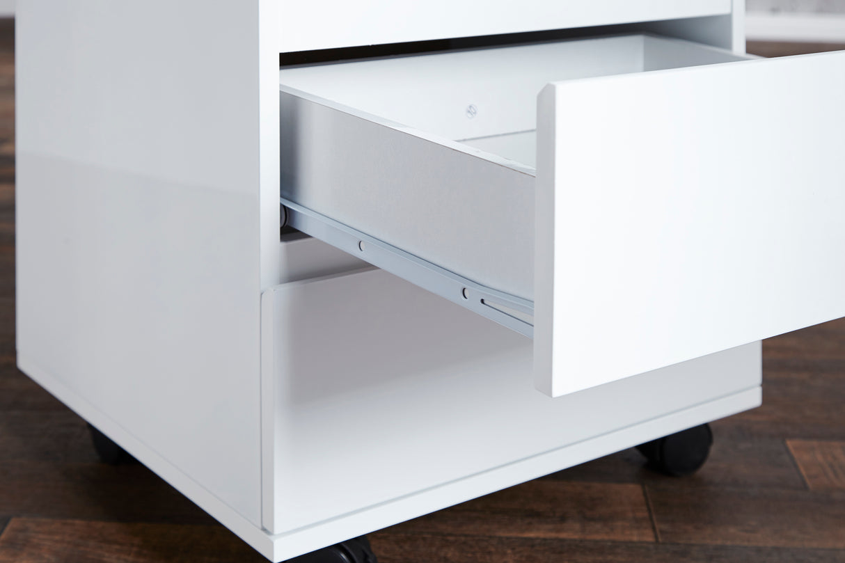 Mobile office pedestal BIG DEAL white