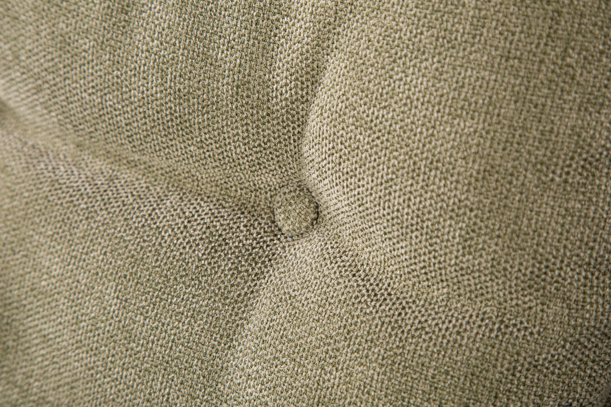 Swivel chair BIG GEORGE 360° with armrests flat woven fabric green rotatable