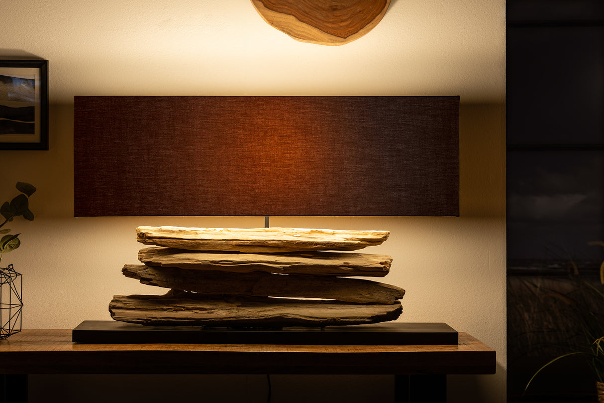 Table lamp RIVERINE driftwood black