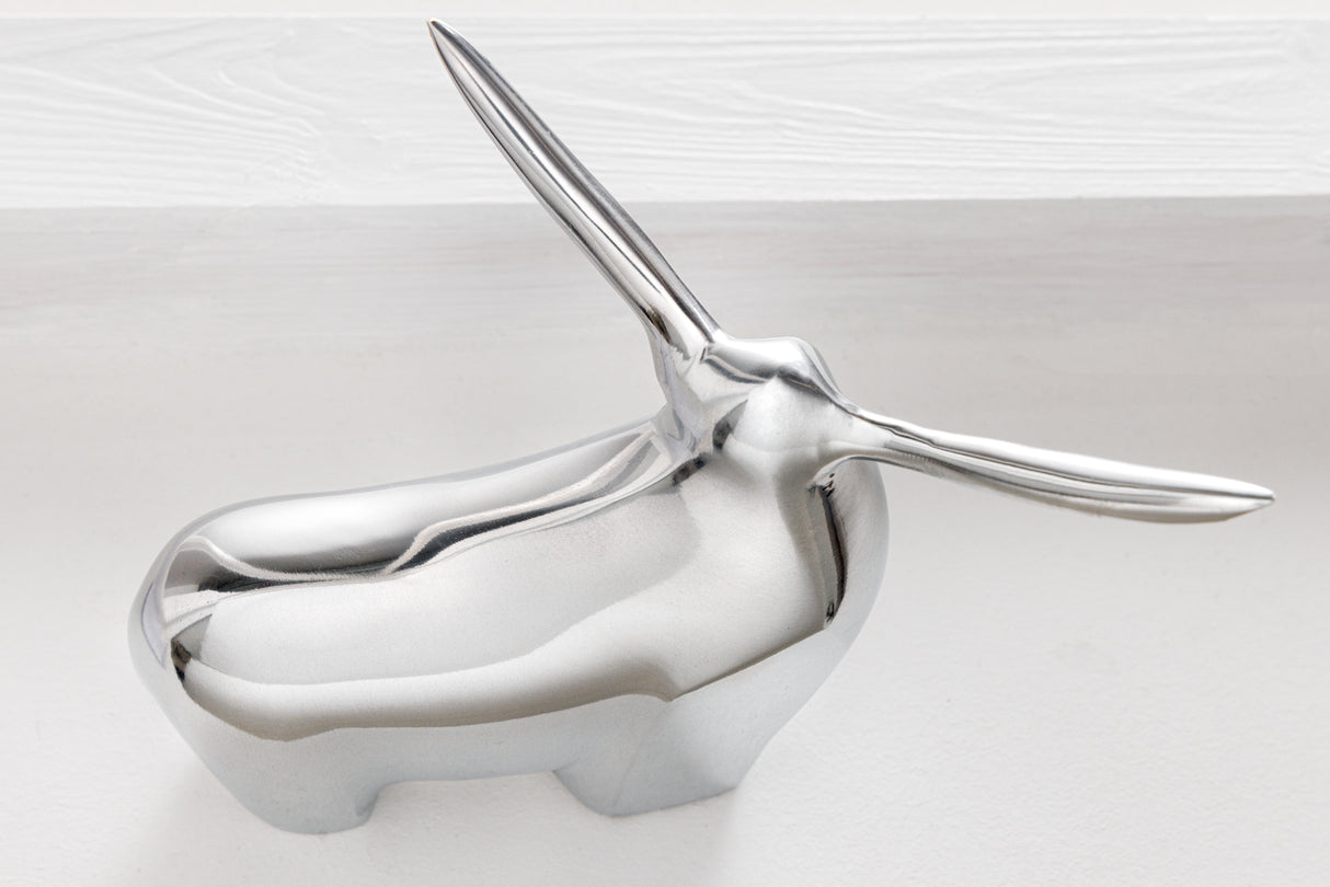 Paperweight BIG BULL aluminium silver