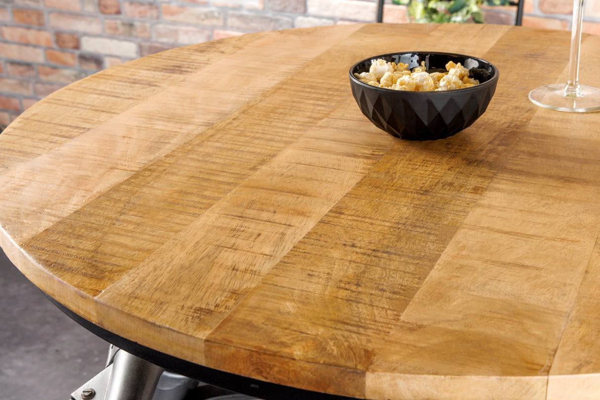 Bar counter SCOOTER 120cm mango wood plate