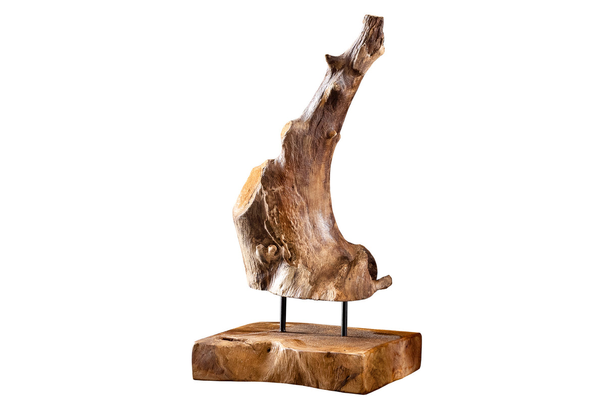Ornament FLAMME 30-40cm Teakholz