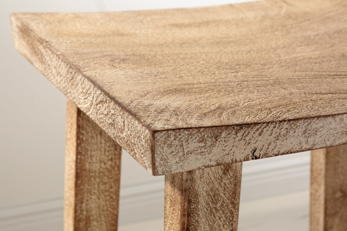 Stool FINCA 40cm mango natural beige